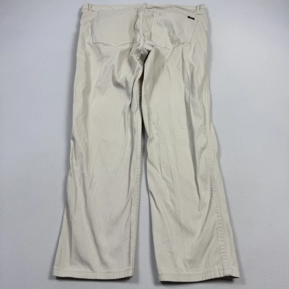 Faherty Pants Straight‎ Leg Cotton Lycra Outdoor Hiking Beige Men's Size 36x28